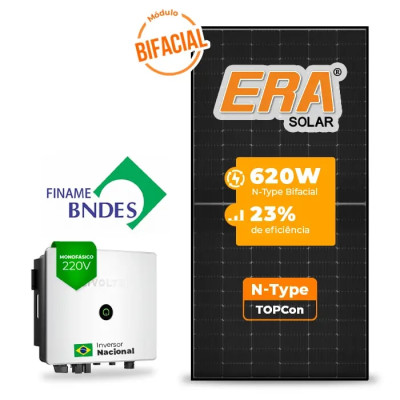 Gerador de Energia Solar On Grid Livoltek Finame Telhado Fibro Parafuso Madeira - 1