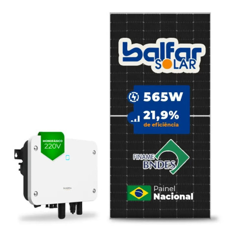Gerador de Energia Solar On Grid Sungrow Telhado Cerâmico Gancho - 1