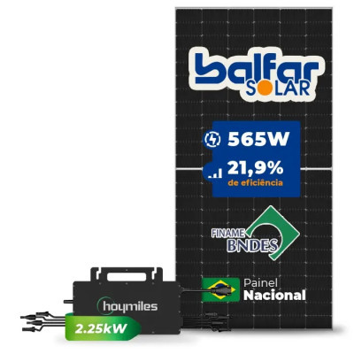 Gerador de Energia Solar Microinversor Sungrow Telhado Fibro Parafuso Madeira - 1