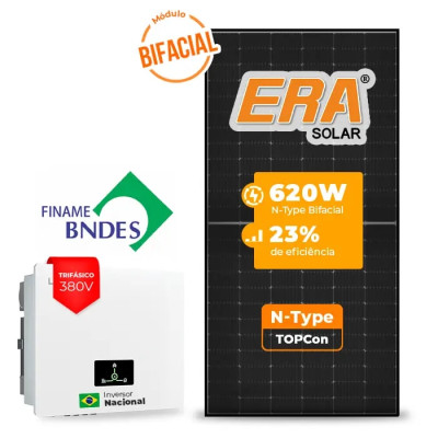 Gerador de Energia Solar On Grid Livoltek Finame Telhado Cerâmico Gancho - 1