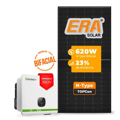 Gerador de Energia Solar On Grid Growatt Sem Estrutura - 1