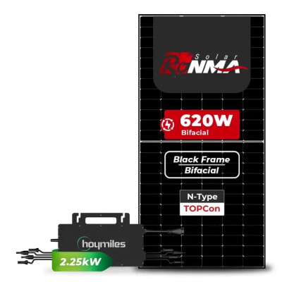 Gerador de Energia Solar Microinversor Hoymiles Sem Estrutura - 1