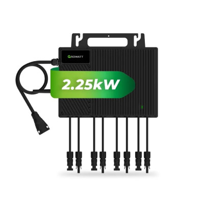 Gerador de Energia Solar Microinversor Growatt Sem Estrutura - 2