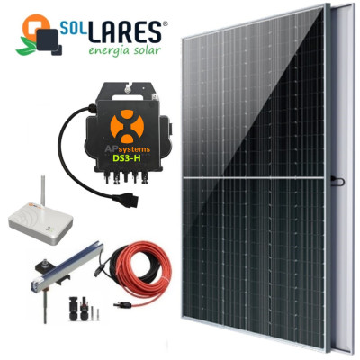 GERADOR SOLAR 400KW APSYSTEMS DS3-H 2,66KWP PAINEL 665W - 1