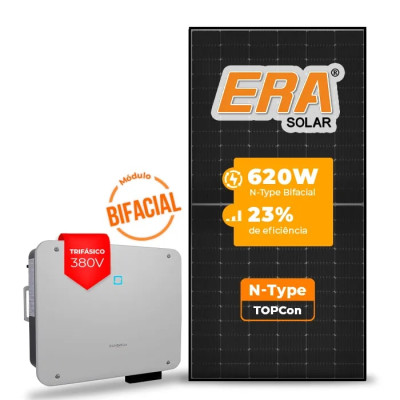 Gerador de Energia Solar On Grid Sungrow Telhado Fibro Parafuso Metal - 1