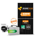 Gerador de Energia Solar Microinversor Sungrow Telhado Fibro Parafuso Madeira - 1