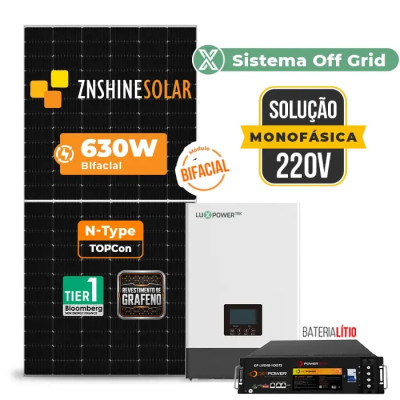 Gerador de Energia Solar Retrofit Luxpower Sem Estrutura - 1