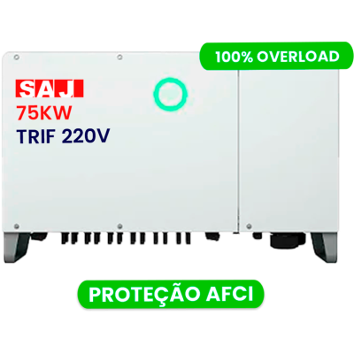INVERSOR SAJ TRIF AFCI 75K-C6-ON GRID 220V T12 - 2