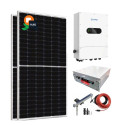 GERADOR SOLAR HIBRIDO 576KW MÊS 4,8KWP INVERSOR SOFAR 5KW PAINEL 620W BIFACIAL - 1