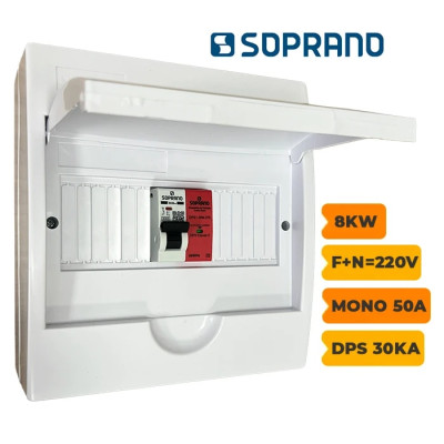 QUADRO CA SOPRANO MONOPOLAR 50A COM DPS 30KA 275V - 1