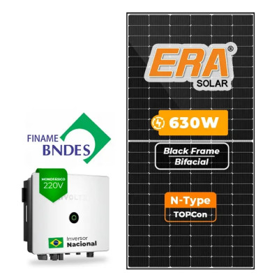 Gerador Solar até 1.134 kWh/mês On Grid Livoltek Finame Solo Mesa 8 Painéis - 1