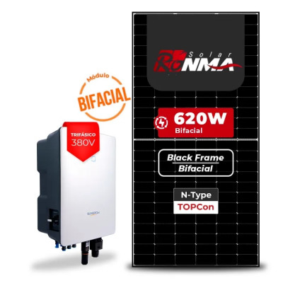 Gerador Solar até 4.092 kWh/mês On Grid Sungrow Solo Mesa 8 Painéis - 1