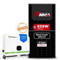 Gerador Solar até 5.952 kWh/mês On Grid Growatt Telhado Fibro Parafuso Metal - 1