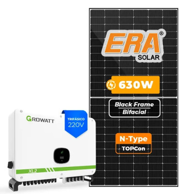 Gerador Solar até 5.670 kWh/mês On Grid Growatt Laje Inclinação - 1