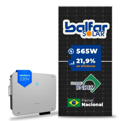 Gerador Solar até 4.238 kWh/mês On Grid Sungrow Laje Inclinação - 1