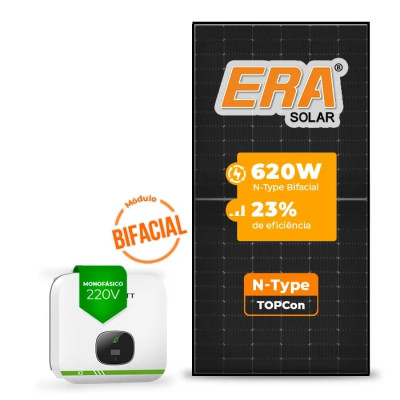 Gerador de Energia Solar On Grid Growatt Solo Mesa 8 Painéis - 1