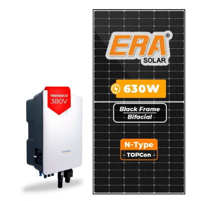 Gerador Solar até 3.024 kWh/mês On Grid Sungrow Telhado Fibro Parafuso Madeira - 1