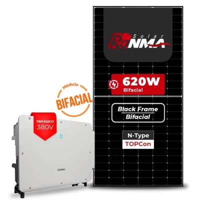 Gerador Solar até 12.276 kWh/mês On Grid Sungrow Telhado Metálico Mini Trilho - 1