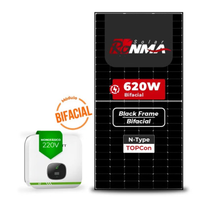Gerador de Energia Solar On Grid Growatt Laje Inclinação - 1
