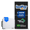 Gerador Solar até 10.509 kWh/mês On Grid Sungrow Telhado Metálico Mini Trilho - 1