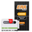 Gerador Solar até 47.250 kWh/mês On Grid Growatt Telhado Metálico Mini Trilho - 1