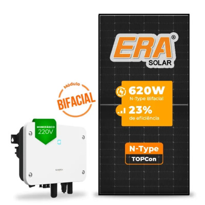 Gerador de Energia Solar On Grid Sungrow Solo Mesa 8 Painéis - 1