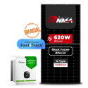 Gerador de Energia Solar On Grid Growatt Telhado Fibro Parafuso Madeira - 1