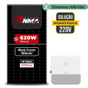 Gerador Solar até 1.116 kWh/mês Hibrido Hoymiles sem Bateria Sem Estrutura - 1