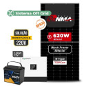 Gerador Solar até 372 kWh/mês Off Grid Interativo Luxpower Laje Inclin