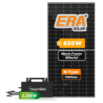 Gerador Solar até 756 kWh/mês Microinversor Hoymiles Telhado Cerâmico 