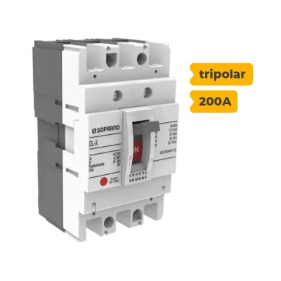 DL250-X DISJUNTOR SOPRANO CAIXA MOLDADA 200A