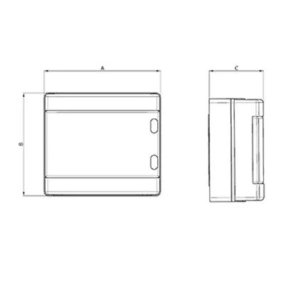 QUADRO DISTRIBUIÇÃO DE SOBREPOR 8 POLOS IP65 - foto 2