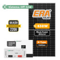 Gerador Solar até 567 kWh/mês Off Grid Interativo Luxpower Telhado Met