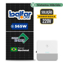 Gerador Solar até 1.017 kWh/mês Hibrido Hoymiles sem Bateria Telhado M