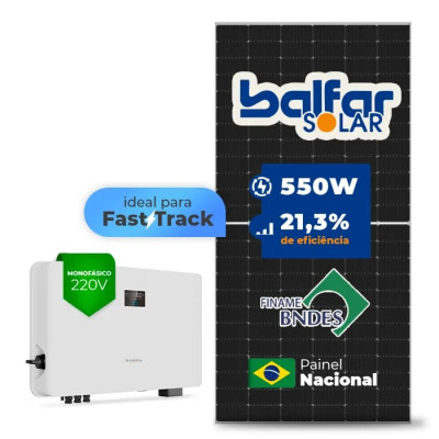 Gerador de Energia Solar On Grid Sungrow Solo Mesa 8 Painéis - 1