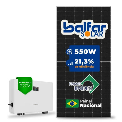Gerador de Energia Solar On Grid Sungrow Telhado Cerâmico Gancho - 1