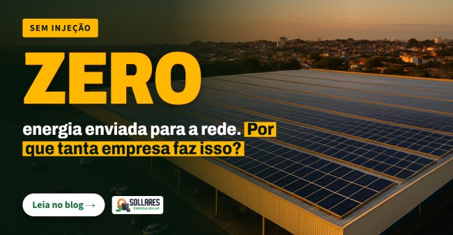 Grid zero: energia solar sem injetar na rede, quando vale a pena