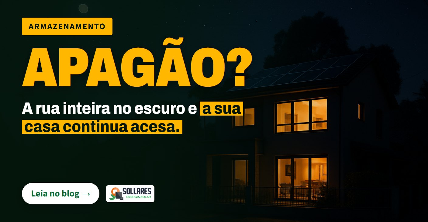 Bateria para energia solar: quando vale a pena ter em casa