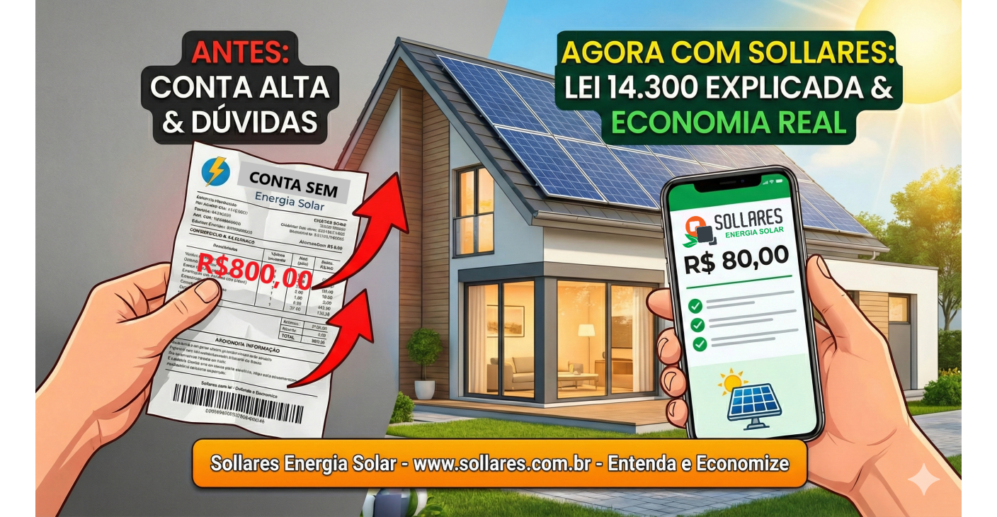 Lei 14.300 Explicada: A Verdade Sobre a "Taxação do Sol" e Por Que Você Ainda Vai Economizar até 90% em 2026